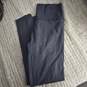 Aerie Goal Leggings Navy Blue Size L No Front Seam
